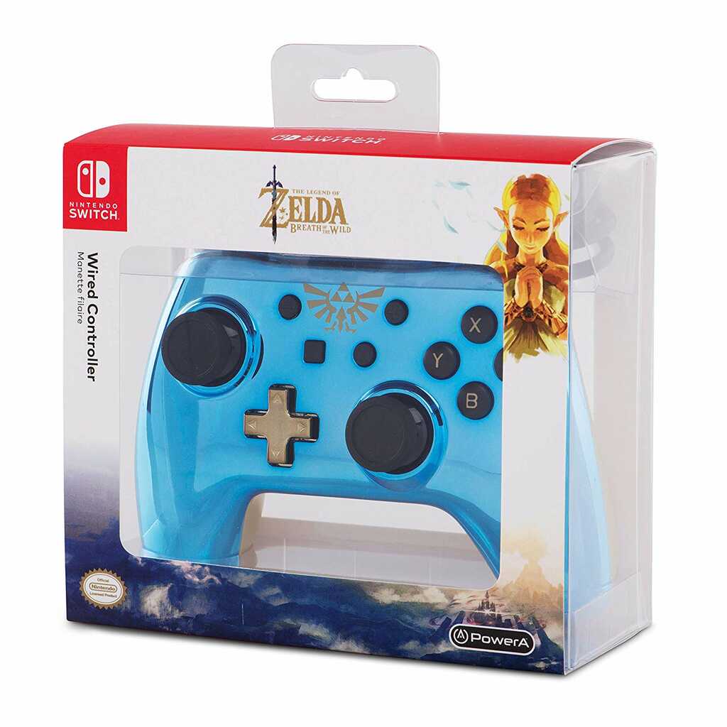 MANDO WIRED CONTROLLER CHROME ZELDA LINK SWITCH